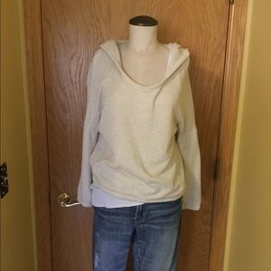 James Perse cotton knit hoodie